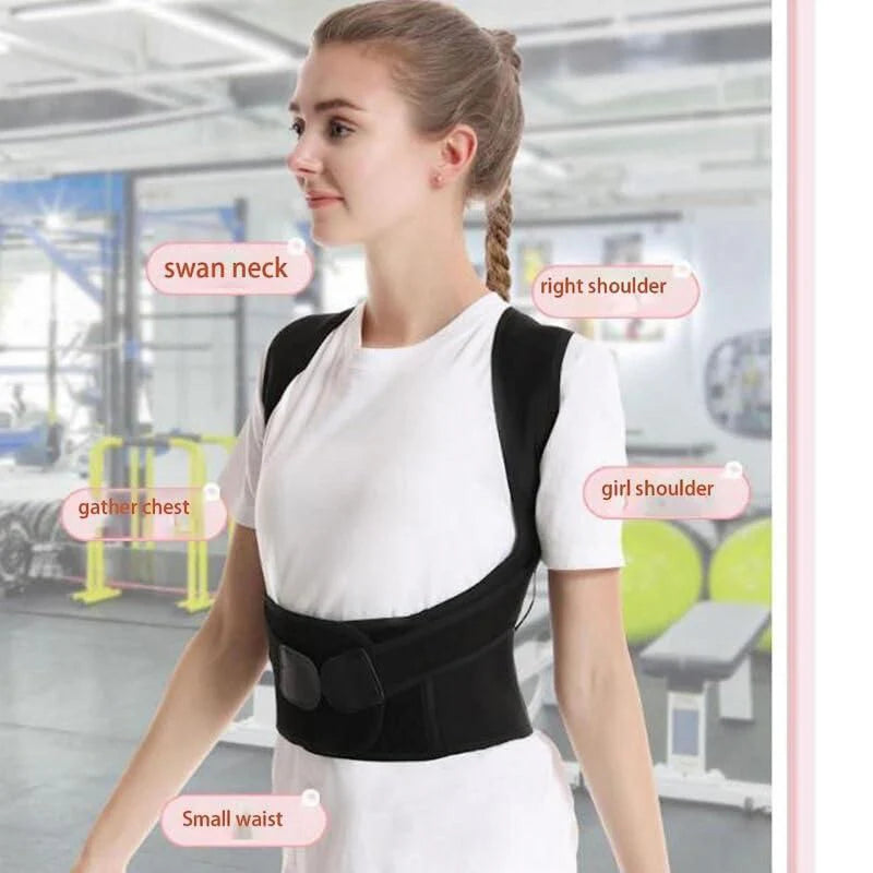 Adjustable Back Posture Corrector Belt – Slouching & Back Pain Relief (For Men & Women)